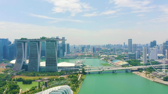 City, Waterfront, Skyline, Architecture, Urban, Buildings