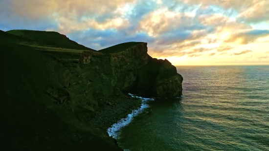 Cliff, Geological Formation, Beach, Ocean, Sea, Coast