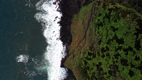 Cliff, Geological Formation, Channel, Body Of Water, Water, Landscape