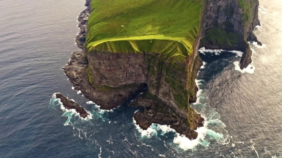 Cliff, Geological Formation, Coast, Ocean, Landscape, Promontory