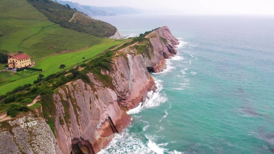 Cliff, Geological Formation, Coast, Sea, Beach, Ocean