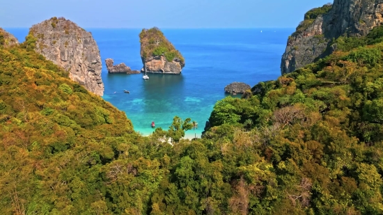 Cliff, Geological Formation, Ocean, Sea, Coast, Beach