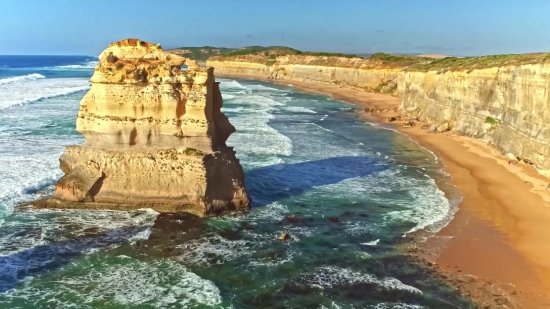 Cliff, Geological Formation, Ocean, Sea, Coast, Beach