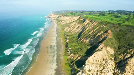 Cliff, Geological Formation, Ocean, Shoreline, Sea, Beach