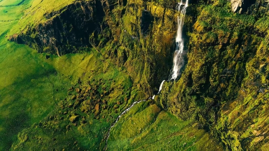 Cliff, Geological Formation, River, Waterfall, Landscape, Rock