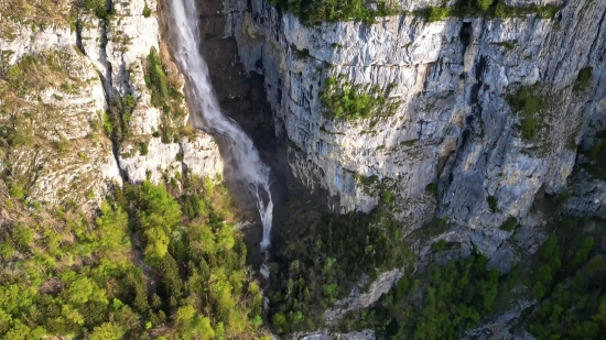 Cliff, Geological Formation, Rock, River, Water, Waterfall