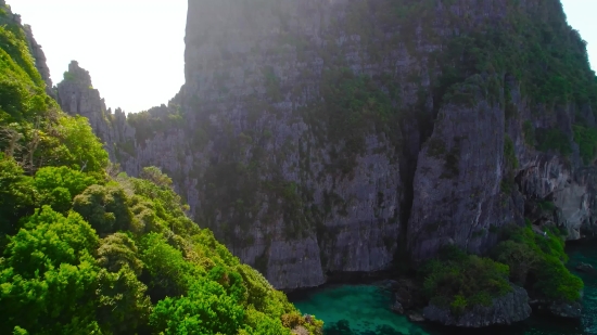 Cliff, Geological Formation, Water, Landscape, Mountain, Rock