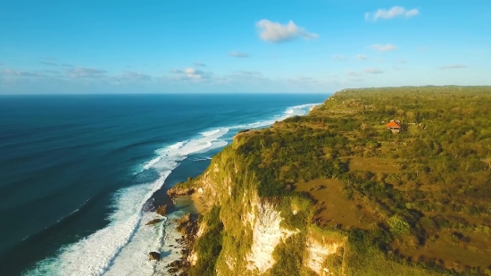 Cliff, Ocean, Coast, Beach, Geological Formation, Sea