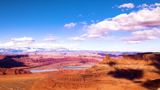 Clip Video Free, Desert, Canyon, Landscape, Valley, Sky