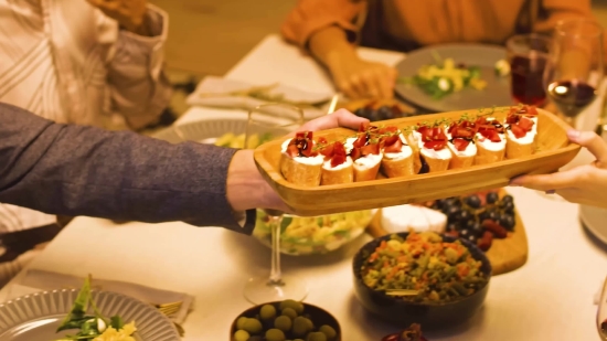 Clock Stock Footage, Olive, Food, Restaurant, Dinner, Meal