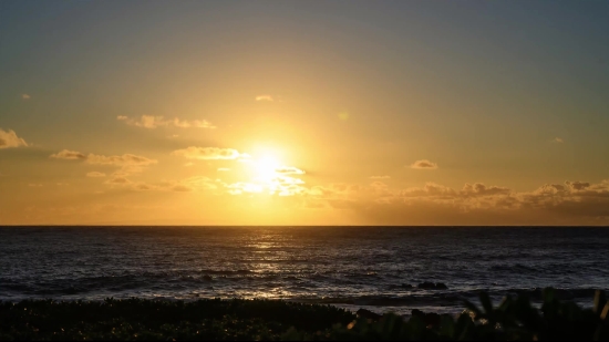 Cloud Stock Video, Sun, Ocean, Sunset, Sea, Star