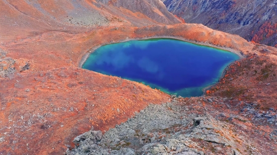 Crater, Geological Formation, Natural Depression, Mountain, Rock, Landscape