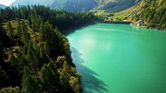 Dam, Lake, Barrier, Landscape, Water, Obstruction