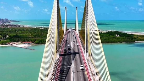 Deck, City, Architecture, Skyscraper, Bridge, Sky