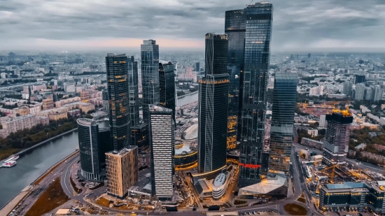 Dj Stock Video, Skyscraper, Business District, City, Skyline, Cityscape