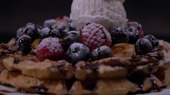 Download Adobe Stock Videos Free, Ice Cream, Dessert, Frozen Dessert, Fruit, Berry