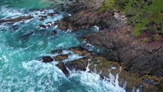 Eagle Stock Video, Ocean, Water, Body Of Water, Landscape, Rock