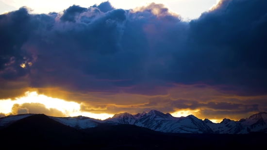 Easy Worship Background Loops, Mountain, Sun, Landscape, Sky, Sunset