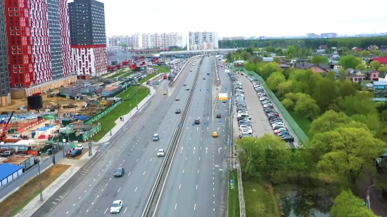 Expressway, Road, Highway, Sky, Travel, City