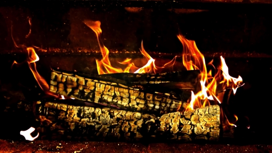 Fireplace, Fire, Flame, Heat, Burn, Hot