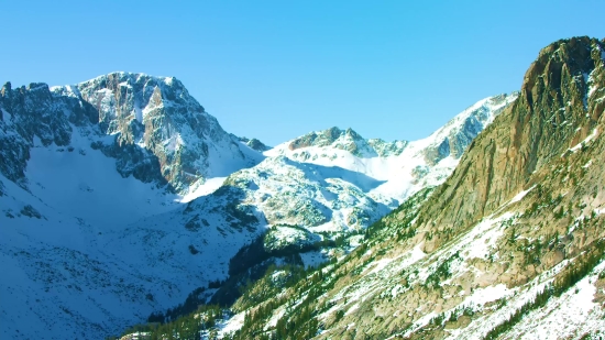 Footage Crate, Glacier, Mountain, Snow, Mountains, Landscape