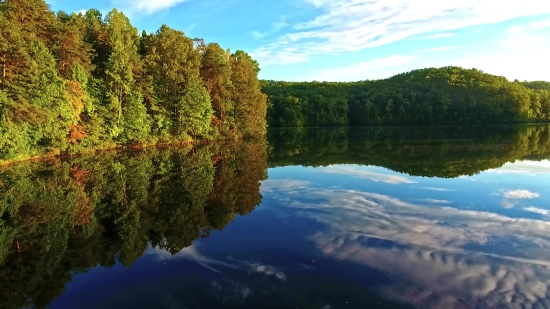 Forest, Lake, Landscape, River, Water, Mountain