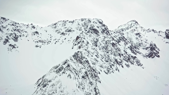 Free Hd Video Clips, Mountain, Snow, Range, Winter, Landscape