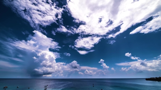 Free Stock Video Loop, Sky, Atmosphere, Ocean, Sun, Clouds