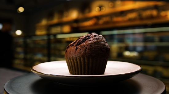 Free Stock Videos And Images, Chocolate, Muffin, Dessert, Chocolate Sauce, Cake