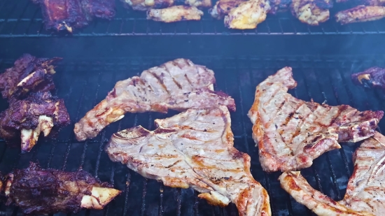 Free Video Archive, Barbecue, Meat, Grill, Food, Dinner