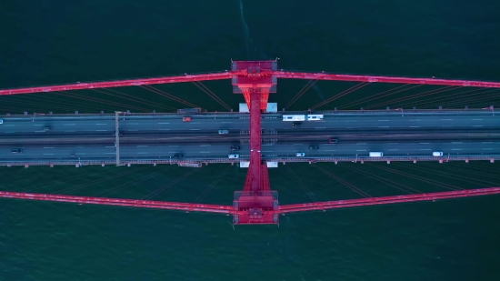 Free Video Background, Rope, Line, Crane, Sky, Bridge