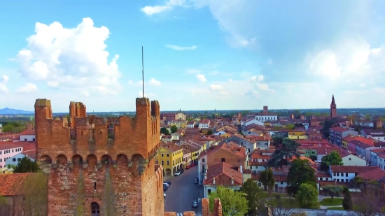 Free Video Stock No Watermark, Castle, Palace, Fortification, Architecture, Building