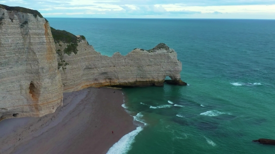 Geological Formation, Promontory, Cliff, Natural Elevation, Beach, Sea