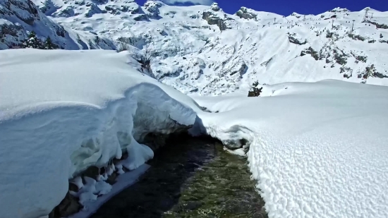 Glacier, Ice, Snow, Mountain, Peak, Landscape