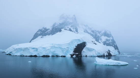 Glacier, Iceberg, Mountain, Snow, Peak, Mountains