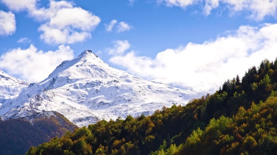 Glacier, Mountain, Range, Snow, Landscape, Mountains