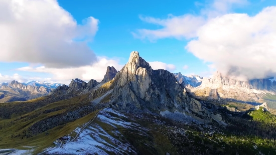 Glacier, Mountain, Range, Snow, Mountains, Landscape