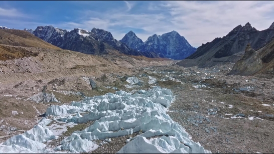 Glacier, Mountain, Snow, Peak, Landscape, Mountains