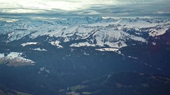 Glacier, Mountain, Snow, Range, Mountains, Ice