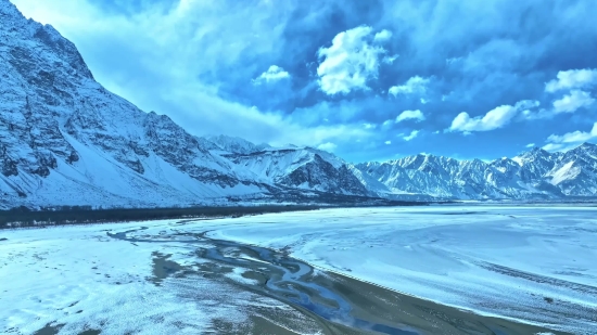 Glacier, Ocean, Landscape, Mountain, Ice, Water