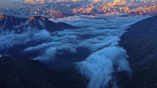 Glacier, Ocean, Water, Mountain, Body Of Water, Landscape