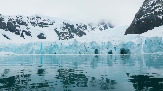 Glacier, Snow, Mountain, Ice, Iceberg, Landscape