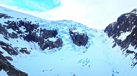 Glacier, Snow, Mountain, Ice, Landscape, Winter