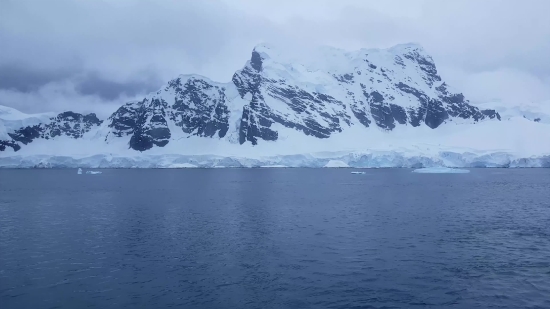 Glacier, Snow, Mountain, Range, Ice, Landscape