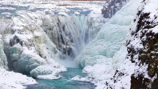 Glacier, Water, Ice, Ocean, Landscape, Rock