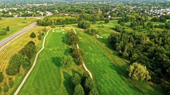 Golf Course, Course, Landscape, Field, Rural, Farm