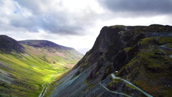 Green Background Video Effects Hd Rain, Mountain, Highland, Landscape, Mountains, Sky