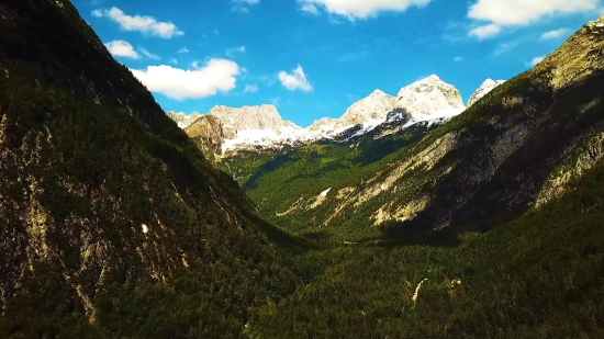 Green Background Video, Mountain, Alp, Mountains, Landscape, Natural Elevation