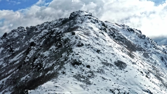 Hd Stock Footage, Line, Mountain, Snow, Glacier, Peak