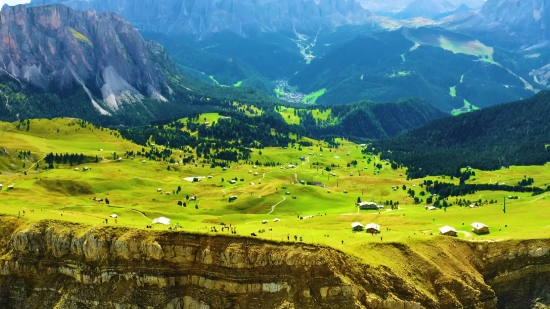 Highland, Course, Golf Course, Landscape, Mountain, Grass